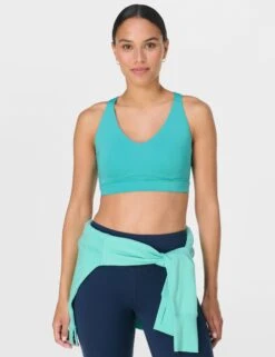 Sweaty Betty Power Pulse Bra - Ripple Blue