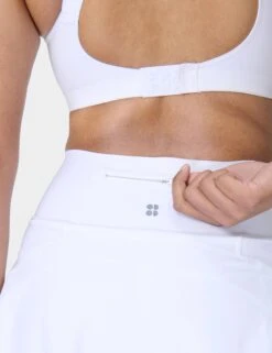 Sweaty Betty Power Skort - White -The Sports Edit Store sweaty betty power skort white sb9322 4