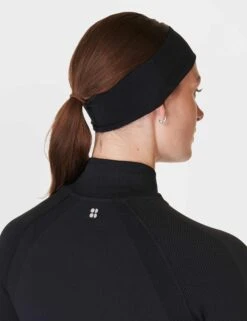 Sweaty Betty Power Training Headband - Black -The Sports Edit Store sweaty betty power training headband black sb9926 2