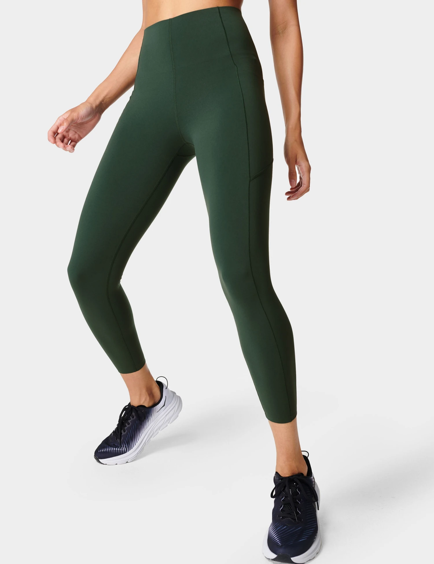 Sweaty Betty Power UltraSculpt High Waisted Gym 7/8 Leggings - Trek Green 4 Sweaty Betty Power UltraSculpt High Waisted Gym 7/8 Leggings - Trek Green - Image 2