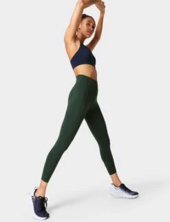 Sweaty Betty Power UltraSculpt High Waisted Gym 7/8 Leggings - Trek Green 10 Sweaty Betty Power UltraSculpt High Waisted Gym 7/8 Leggings - Trek Green -The Sports Edit Store sweaty betty power ultrasculpt high waisted gym 7 8 leggings trek green sb6438 2