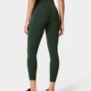 Sweaty Betty Power UltraSculpt High Waisted Gym 7/8 Leggings - Trek Green -The Sports Edit Store sweaty betty power ultrasculpt high waisted gym 7 8 leggings trek green sb6438 3