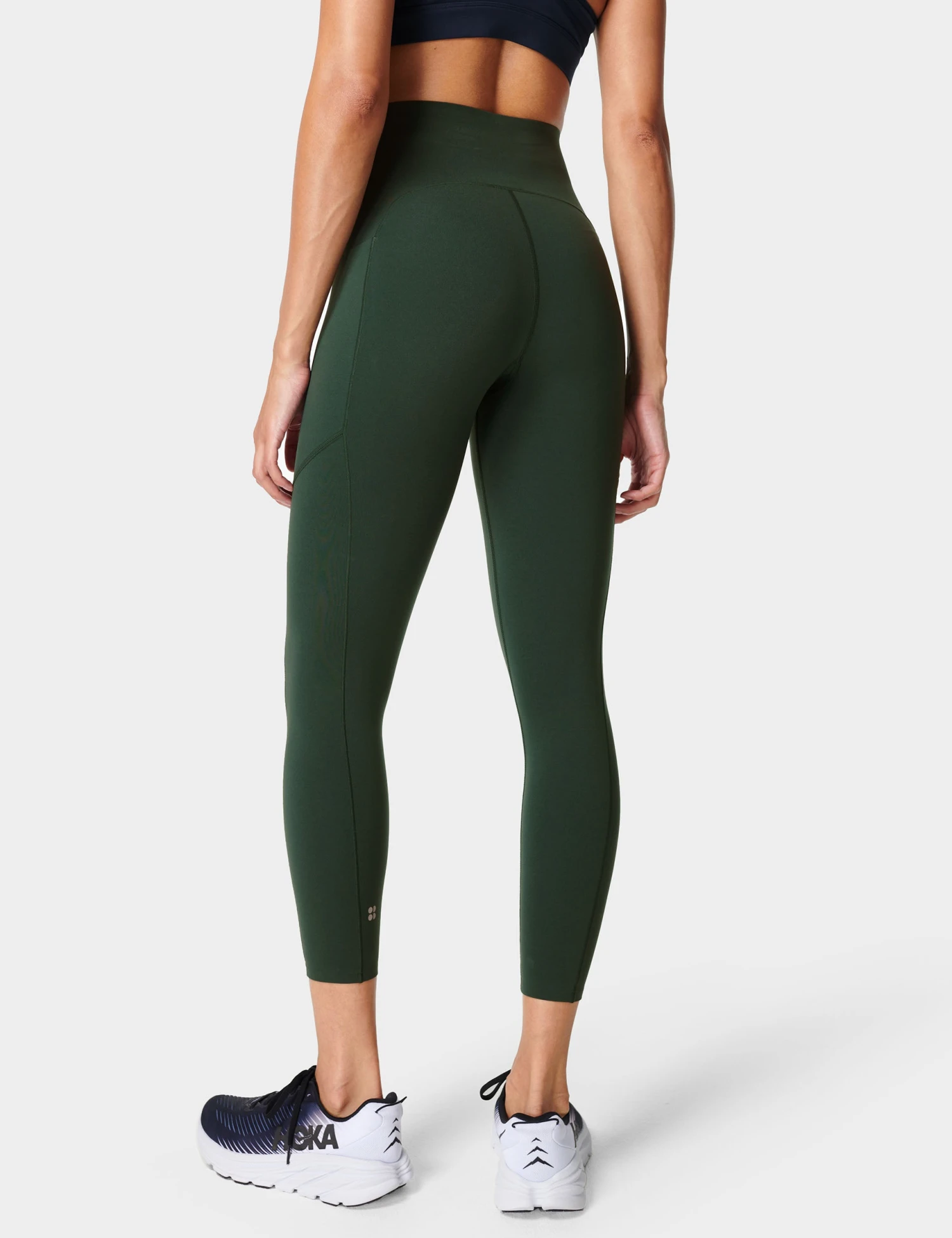 Sweaty Betty Power UltraSculpt High Waisted Gym 7/8 Leggings - Trek Green 3 Sweaty Betty Power UltraSculpt High Waisted Gym 7/8 Leggings - Trek Green