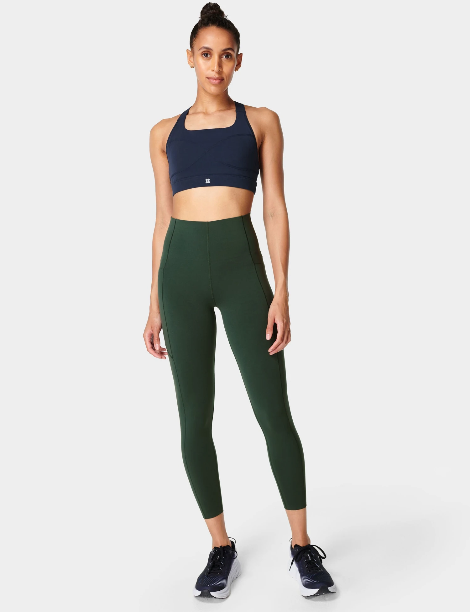 Sweaty Betty Power UltraSculpt High Waisted Gym 7/8 Leggings - Trek Green 6 Sweaty Betty Power UltraSculpt High Waisted Gym 7/8 Leggings - Trek Green - Image 4