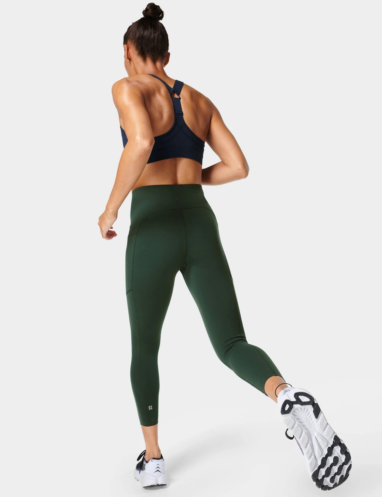 Sweaty Betty Power UltraSculpt High Waisted Gym 7/8 Leggings - Trek Green 8 Sweaty Betty Power UltraSculpt High Waisted Gym 7/8 Leggings - Trek Green - Image 6