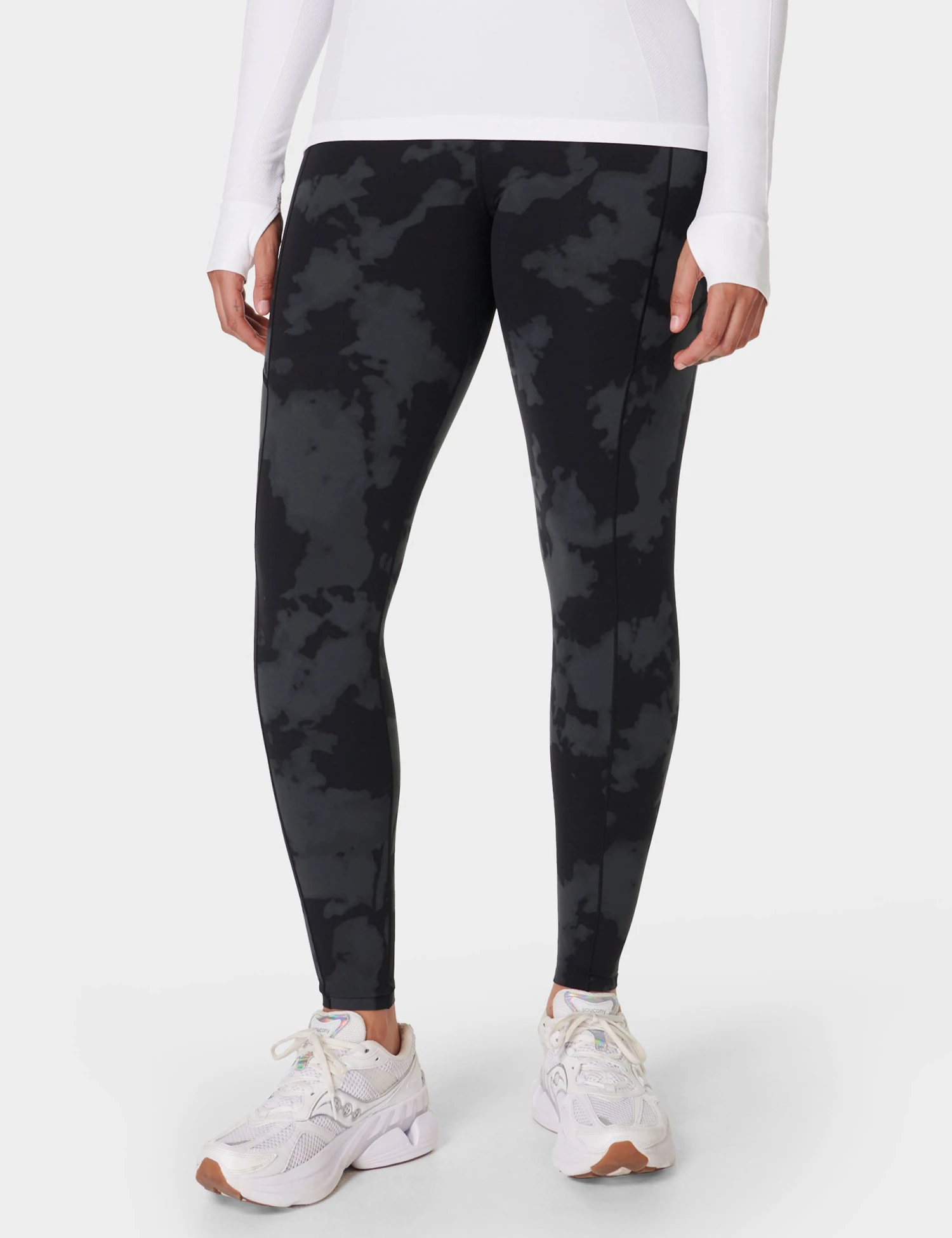 Sweaty Betty Power UltraSculpt High Waisted Gym Leggings - Black Fade Print 3 Sweaty Betty Power UltraSculpt High Waisted Gym Leggings - Black Fade Print