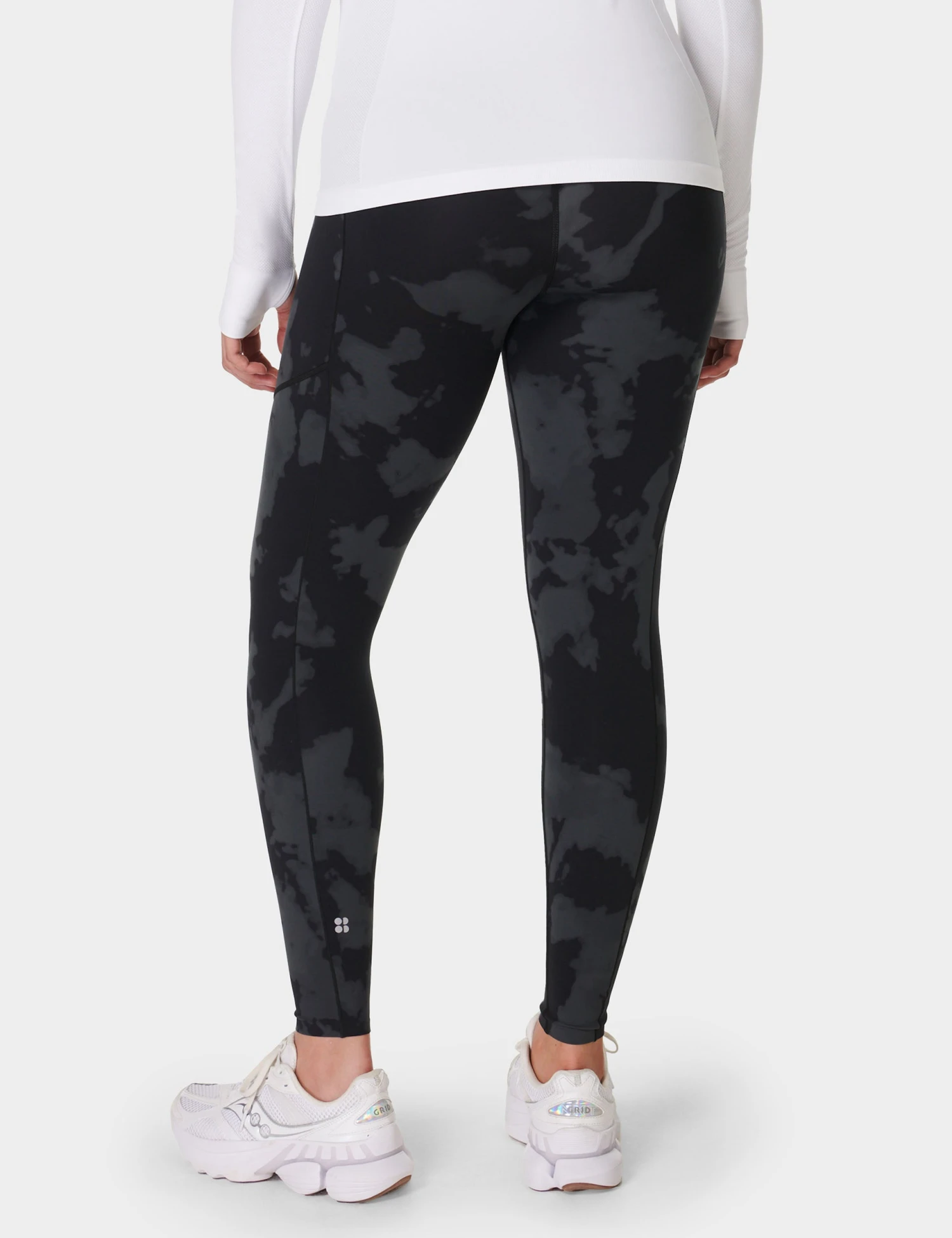 Sweaty Betty Power UltraSculpt High Waisted Gym Leggings - Black Fade Print 4 Sweaty Betty Power UltraSculpt High Waisted Gym Leggings - Black Fade Print - Image 2