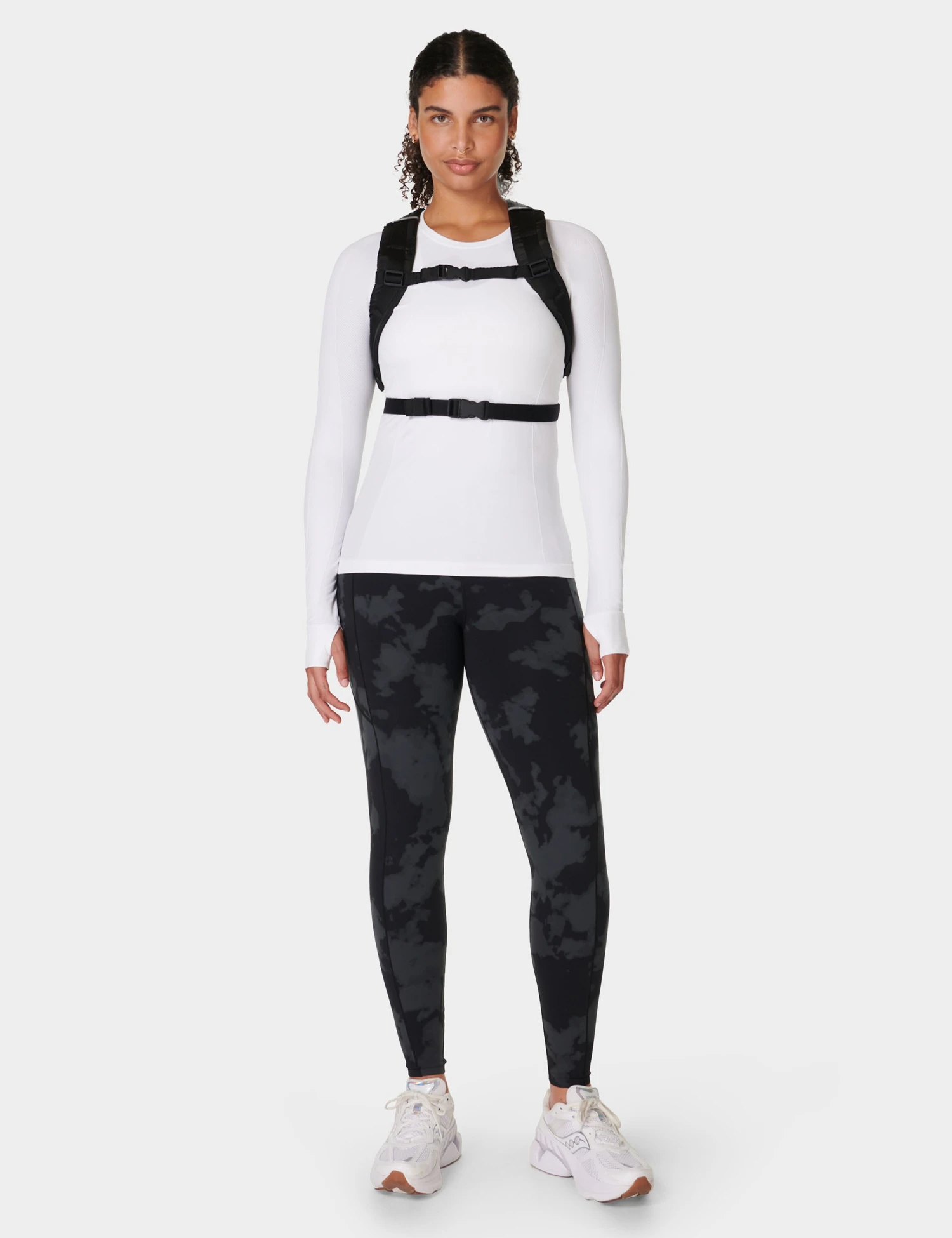 Sweaty Betty Power UltraSculpt High Waisted Gym Leggings - Black Fade Print 7 Sweaty Betty Power UltraSculpt High Waisted Gym Leggings - Black Fade Print - Image 5