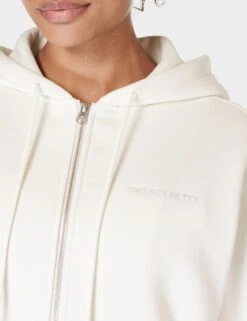 Sweaty Betty Powerhouse Zip Up Hoody - Lily White -The Sports Edit Store sweaty betty powerhouse zip up hoody lily white sb9824 7