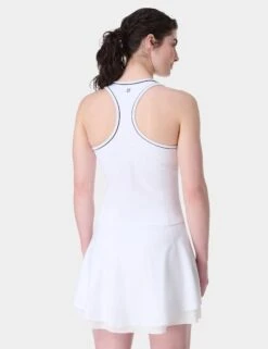 Sweaty Betty Pro Racket Power Tank - White 9 Sweaty Betty Pro Racket Power Tank - White -The Sports Edit Store sweaty betty pro racket power tank white sb9882 2