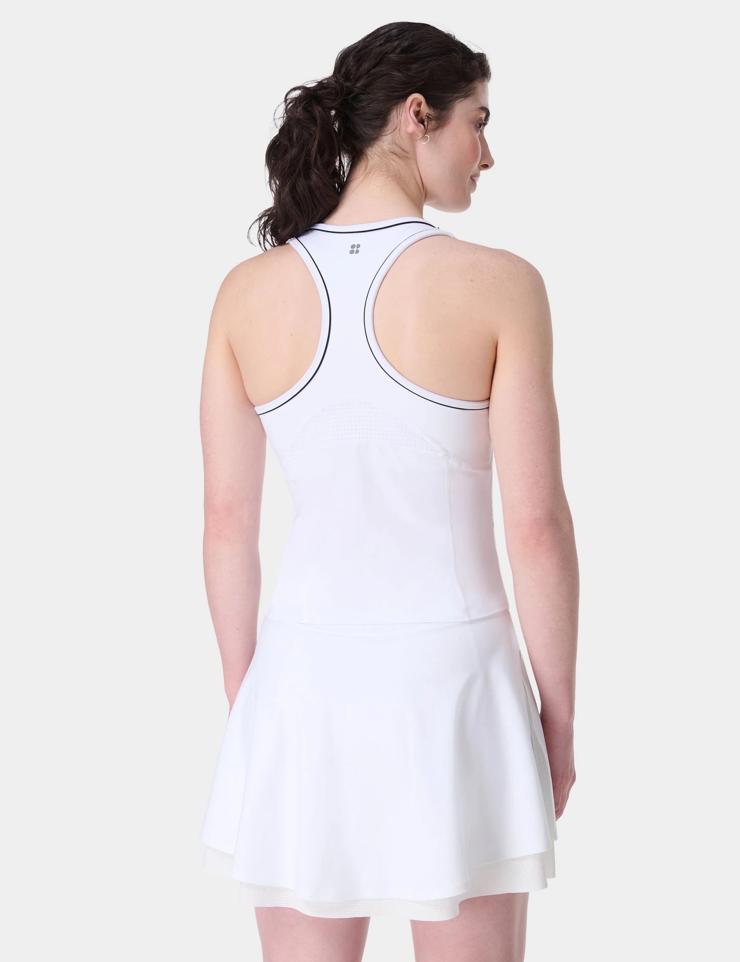 Sweaty Betty Pro Racket Power Tank - White 4 Sweaty Betty Pro Racket Power Tank - White - Image 2