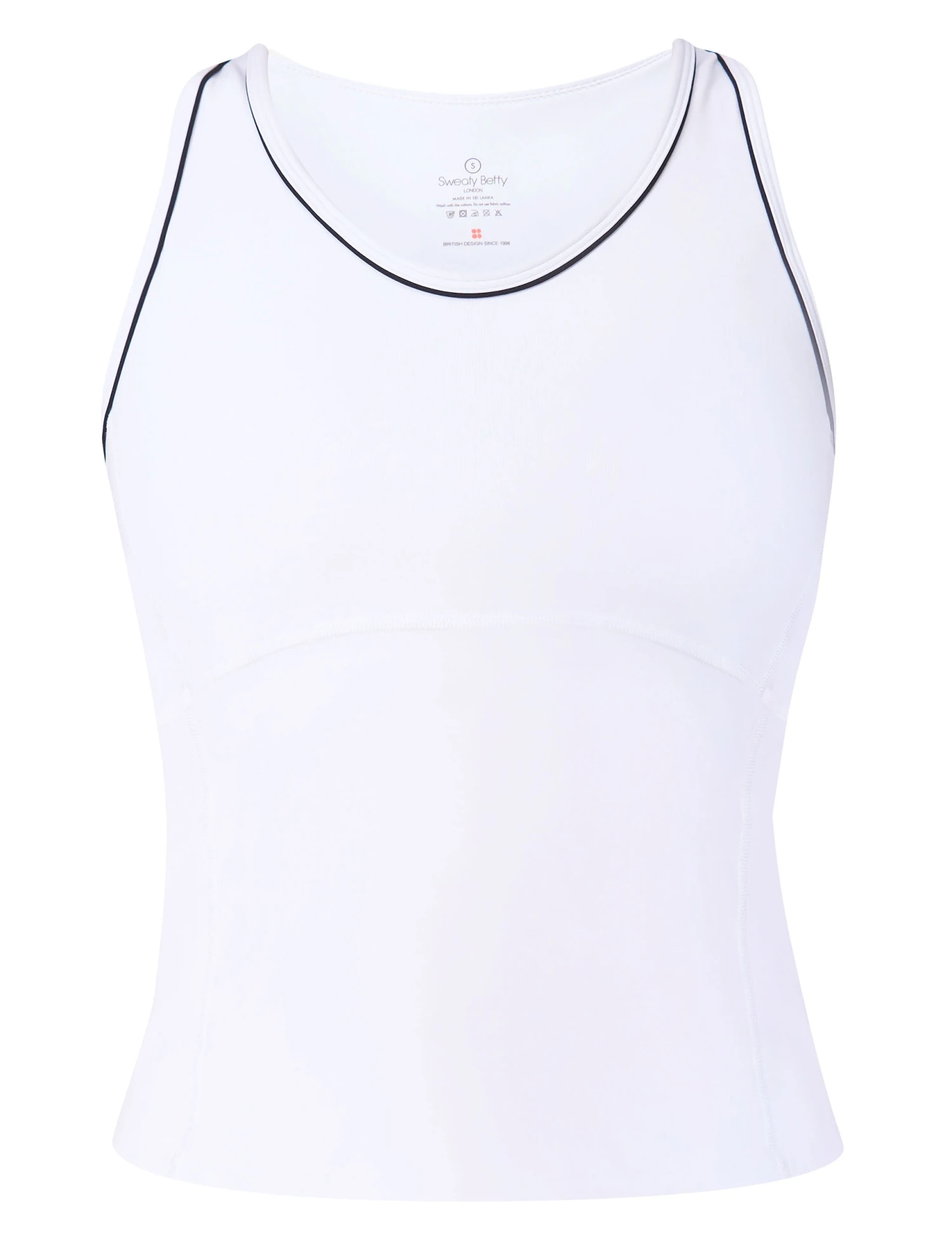 Sweaty Betty Pro Racket Power Tank - White 8 Sweaty Betty Pro Racket Power Tank - White - Image 6