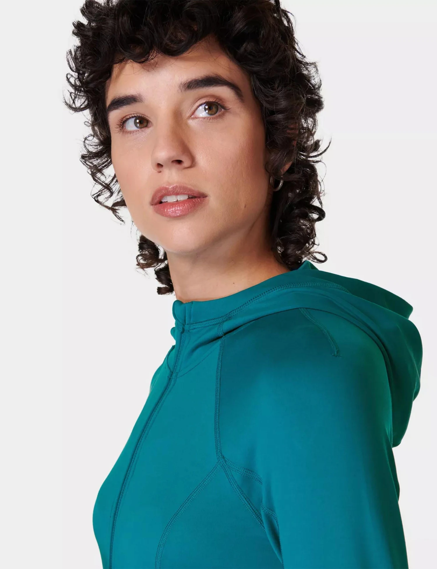 Sweaty Betty Pro Run Zip Up - Reef Teal Blue 5 Sweaty Betty Pro Run Zip Up - Reef Teal Blue - Image 3