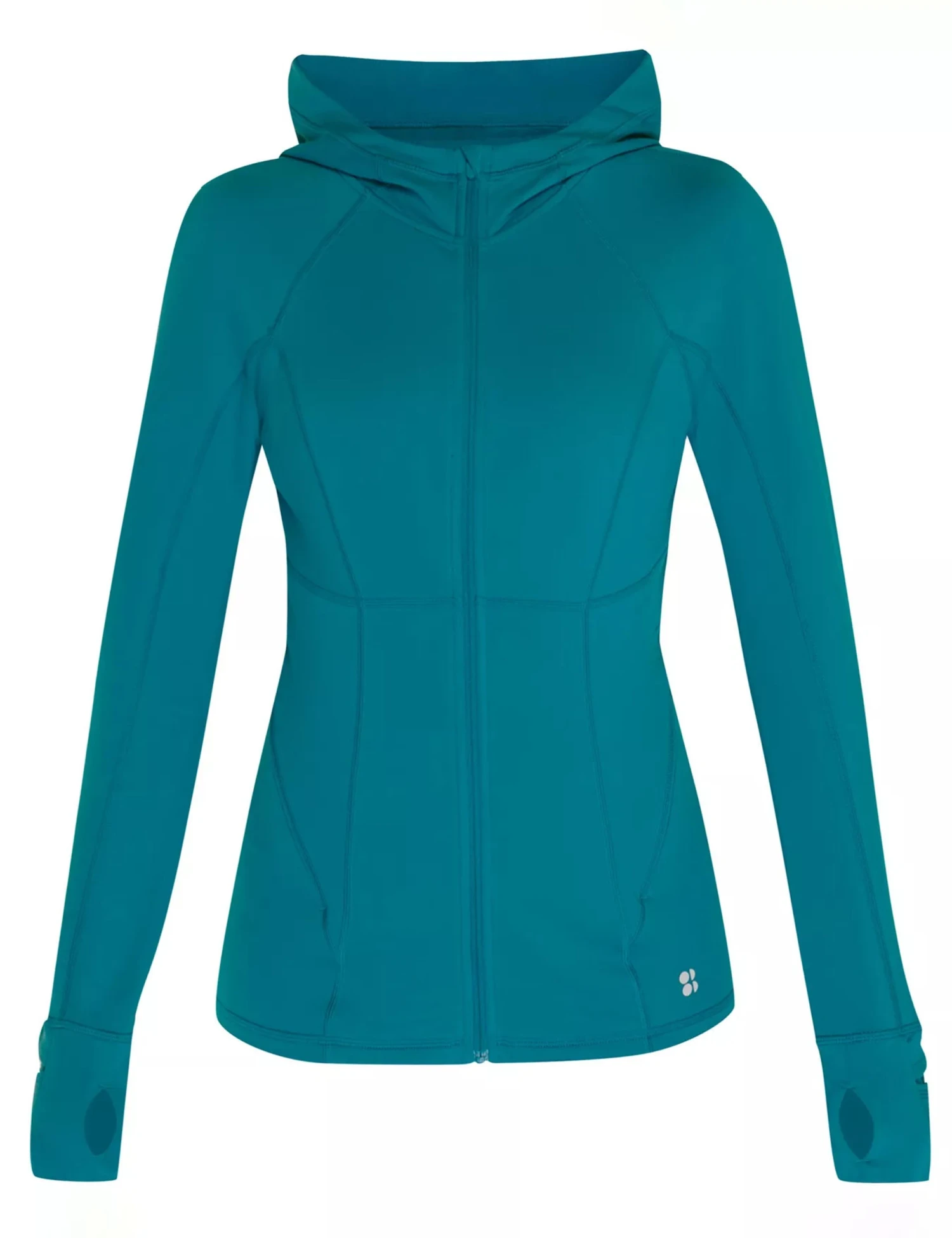 Sweaty Betty Pro Run Zip Up - Reef Teal Blue 10 Sweaty Betty Pro Run Zip Up - Reef Teal Blue - Image 8