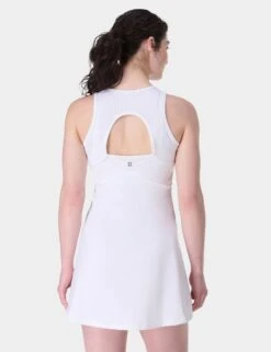 Sweaty Betty Racket Tennis Dress - White -The Sports Edit Store sweaty betty racket tennis dress white sb10190 2