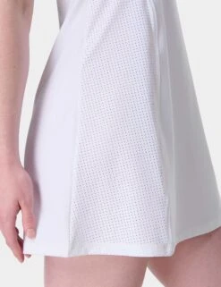 Sweaty Betty Racket Tennis Dress - White -The Sports Edit Store sweaty betty racket tennis dress white sb10190 4