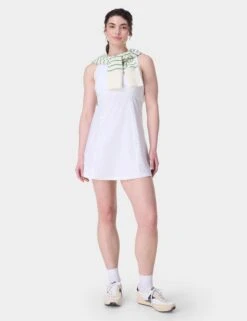 Sweaty Betty Racket Tennis Dress - White -The Sports Edit Store sweaty betty racket tennis dress white sb10190 6