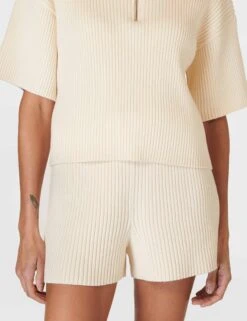 Sweaty Betty Retreat Rib Short - Studio White 9 Sweaty Betty Retreat Rib Short - Studio White -The Sports Edit Store sweaty betty retreat rib short studio white sb9760 1