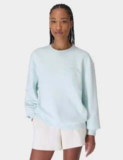 Sweaty Betty Revive Crew Neck Sweatshirt - Day Break Blue