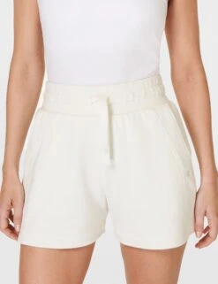 Sweaty Betty Revive High Waisted Shorts - Lily White