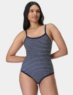 Sweaty Betty Riviera Swimsuit - Blue Coastal Stripe
