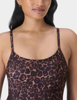 Sweaty Betty Riviera Swimsuit - Blue Pop Wild Leopard Print -The Sports Edit Store sweaty betty riviera swimsuit blue pop wild leopard sb10157 3