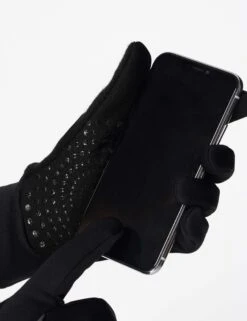 Sweaty Betty Run Gloves - Black Lightweight Thermal Running Gloves -The Sports Edit Store sweaty betty run gloves black sb4513 3