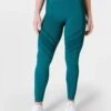 Sweaty Betty Silhouette Sculpt Seamless Workout Leggings - Reef Teal Blue/Navy Blue -The Sports Edit Store sweaty betty silhouette sculpt seamless workout leggings reef teal blue navy blue sb8968 1