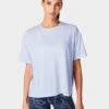 Sweaty Betty Soft Flow Studio T-Shirt - Salt Blue -The Sports Edit Store sweaty betty soft flow studio t shirt salt blue sb9667 1