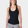 Sweaty Betty Soft Sculpt Sleek Racerback Tank - Black -The Sports Edit Store sweaty betty soft sculpt sleek racerback tank black sb9301 1