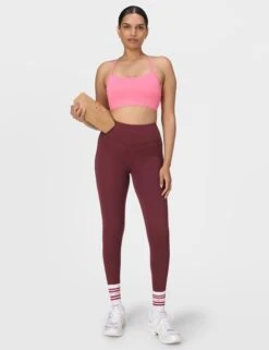 Sweaty Betty Spirit Restored Yoga Bra - Lollipop Pink -The Sports Edit Store sweaty betty spirit restored yoga bra lollipop pink sb9610 6