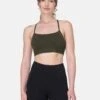 Sweaty Betty Spirit Restored Yoga Bra - Nori Green 1 Sweaty Betty Spirit Restored Yoga Bra - Nori Green -The Sports Edit Store sweaty betty spirit restored yoga bra nori green sb9610 1