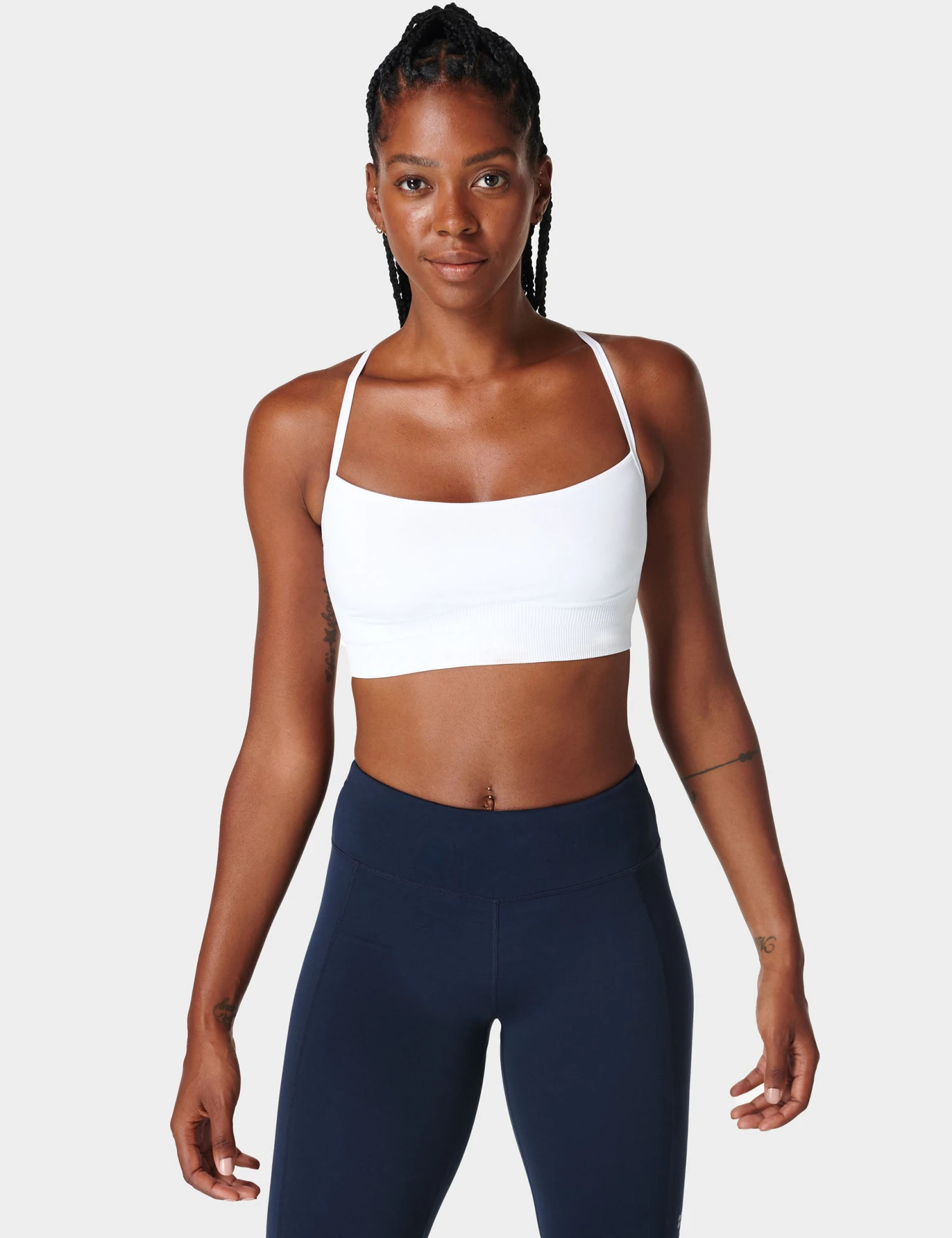Sweaty Betty Spirit Restored Yoga Bra - White 3 Sweaty Betty Spirit Restored Yoga Bra - White