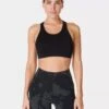 Sweaty Betty Stamina Seamless Sports Bra - Black 2 Sweaty Betty Stamina Seamless Sports Bra - Black -The Sports Edit Store sweaty betty stamina seamless sports bra black sb10260 1