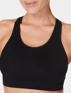 Sweaty Betty Stamina Seamless Sports Bra - Black 10 Sweaty Betty Stamina Seamless Sports Bra - Black -The Sports Edit Store sweaty betty stamina seamless sports bra black sb10260 4