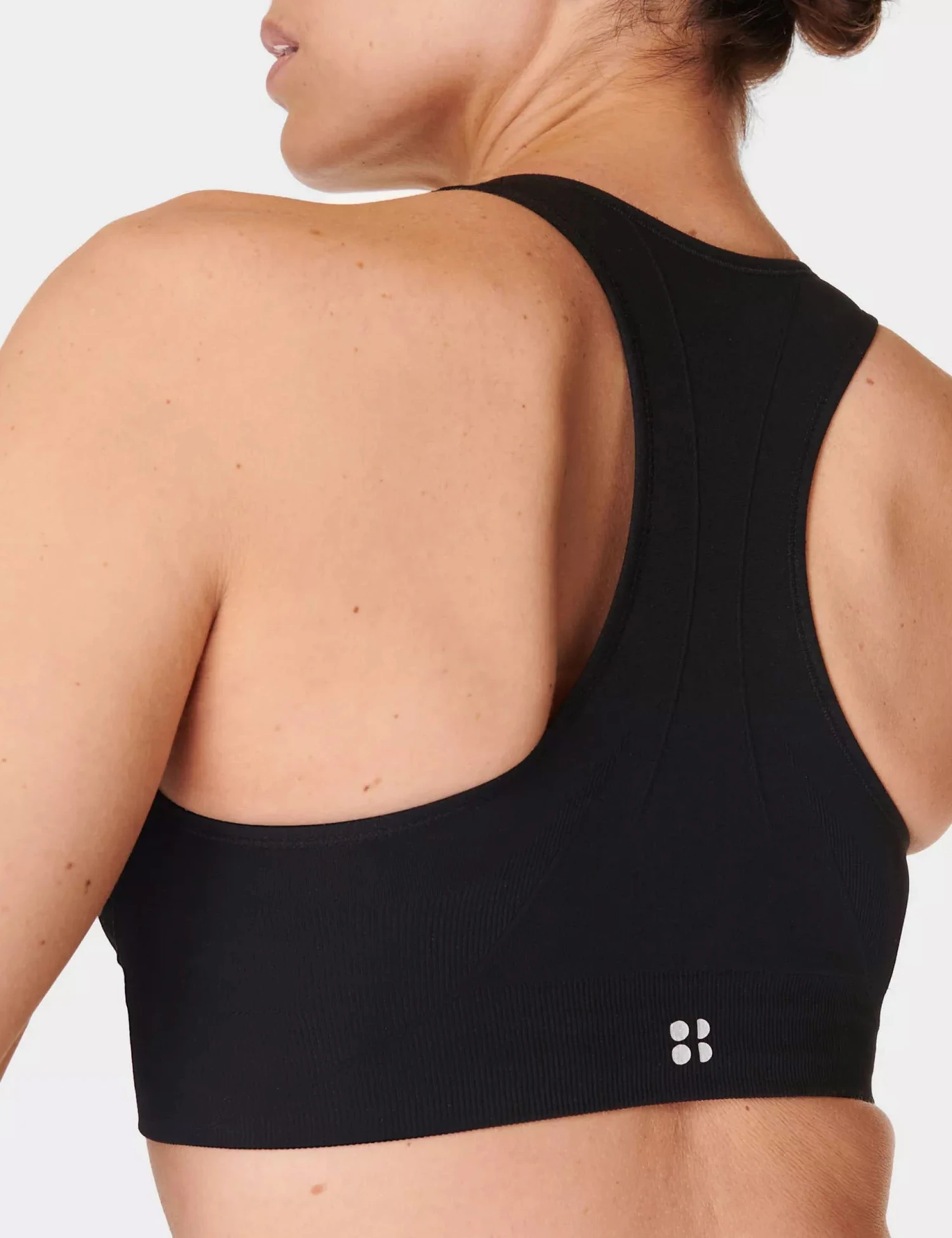 Sweaty Betty Stamina Seamless Sports Bra - Black 6 Sweaty Betty Stamina Seamless Sports Bra - Black - Image 4
