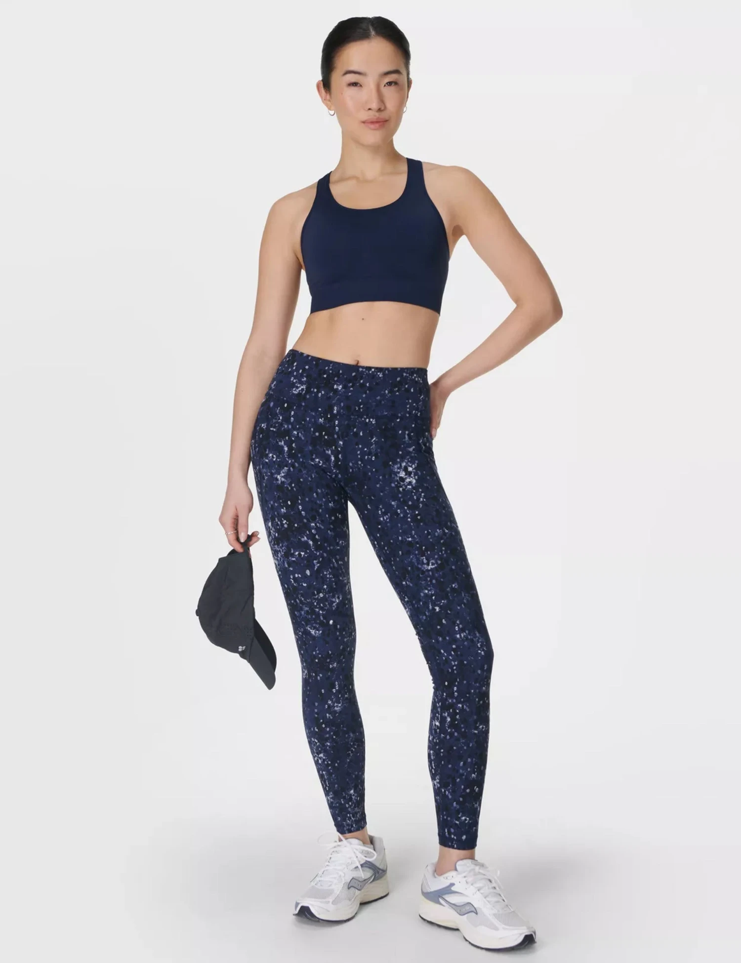 Sweaty Betty Stamina Seamless Sports Bra - Navy Blue 7 Sweaty Betty Stamina Seamless Sports Bra - Navy Blue - Image 5