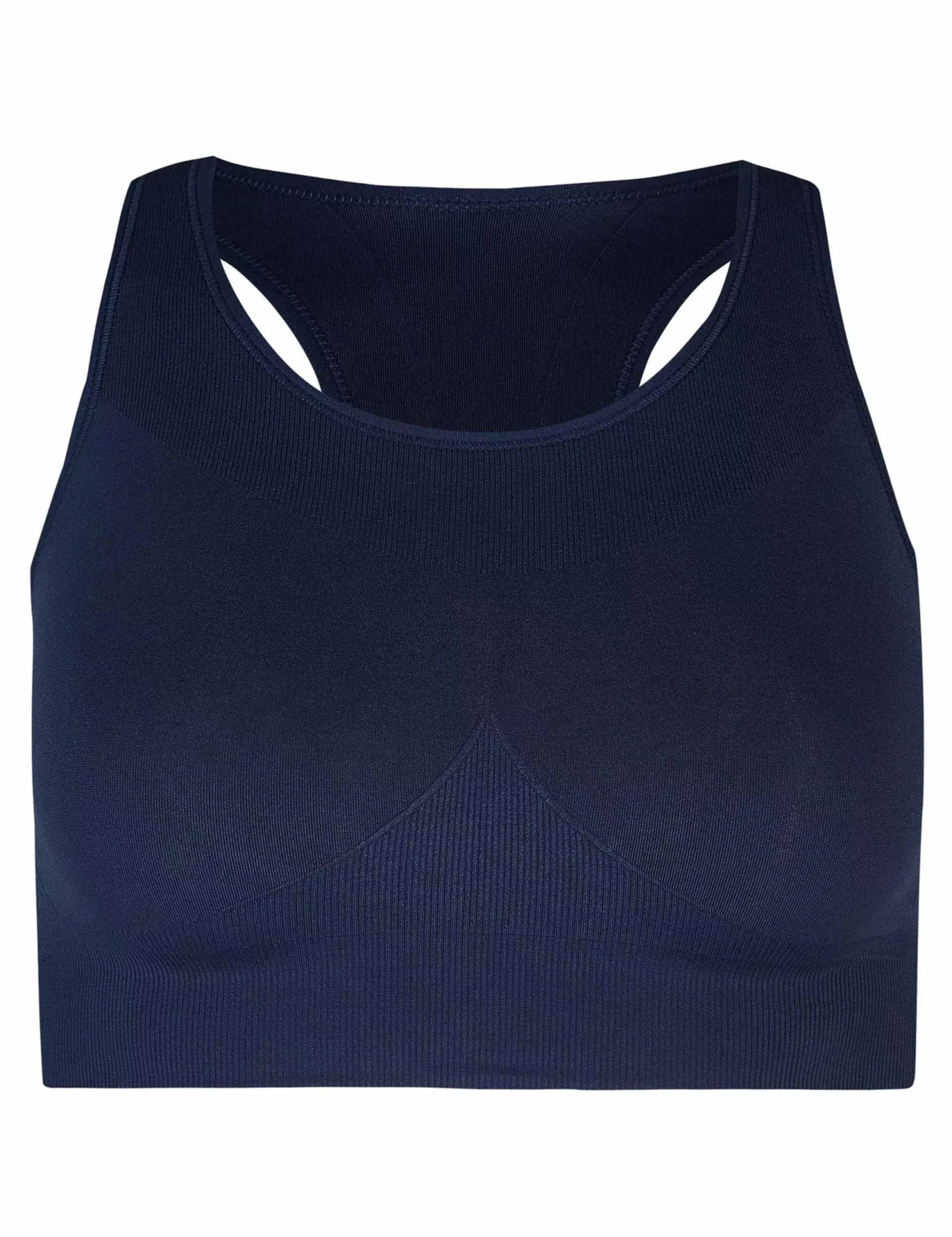 Sweaty Betty Stamina Seamless Sports Bra - Navy Blue 8 Sweaty Betty Stamina Seamless Sports Bra - Navy Blue - Image 6