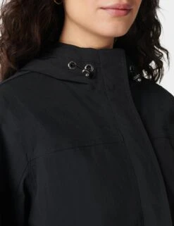 Sweaty Betty Stride Waterproof Parka - Black -The Sports Edit Store sweaty betty stride waterproof parka black sb4932 4