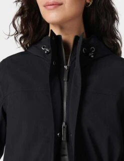 Sweaty Betty Stride Waterproof Parka - Black -The Sports Edit Store sweaty betty stride waterproof parka black sb4932 5