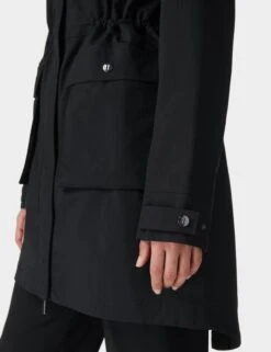 Sweaty Betty Stride Waterproof Parka - Black -The Sports Edit Store sweaty betty stride waterproof parka black sb4932 6