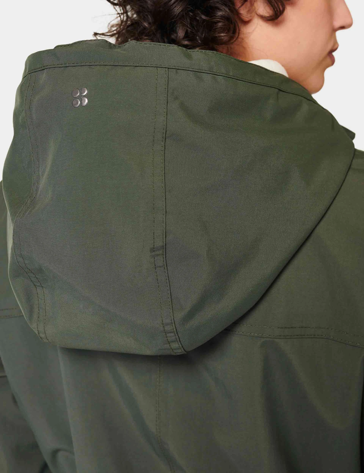 Sweaty Betty Stride Waterproof Parka - Dark Forest Green 6 Sweaty Betty Stride Waterproof Parka - Dark Forest Green - Image 4