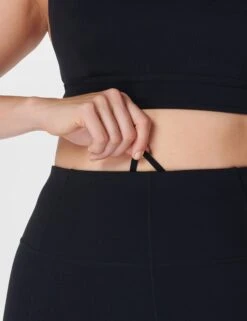 Sweaty Betty Super Soft 7/8 Yoga Leggings - Black 10 Sweaty Betty Super Soft 7/8 Yoga Leggings - Black -The Sports Edit Store sweaty betty super soft 7 8 yoga leggings black sb691678 3