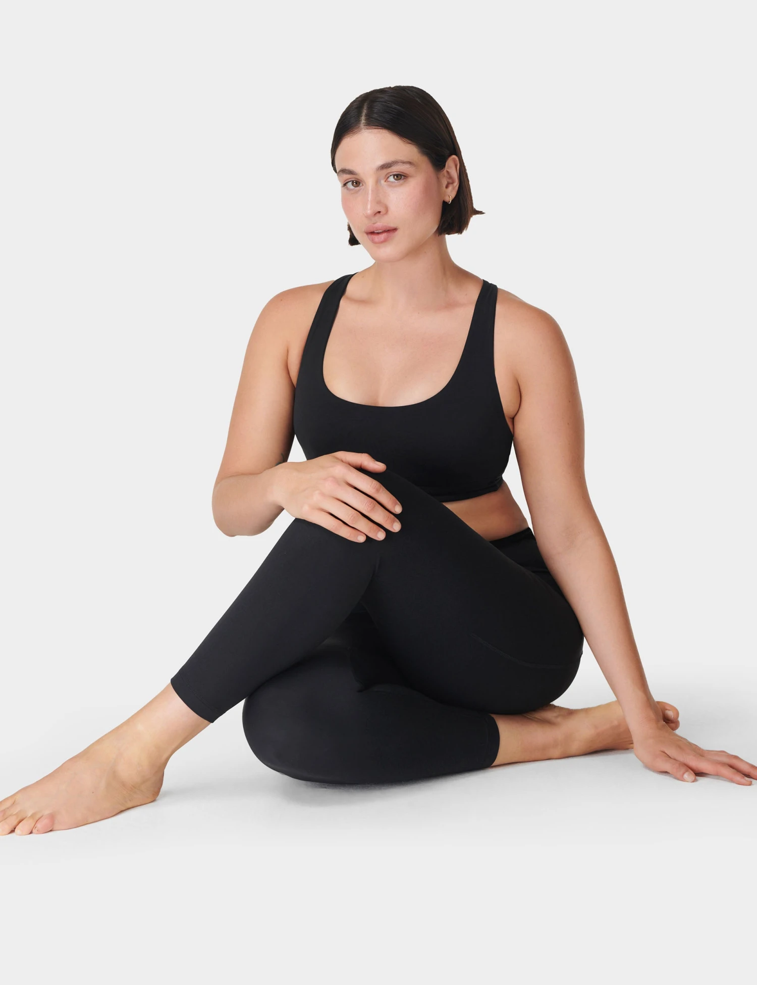 Sweaty Betty Super Soft 7/8 Yoga Leggings - Black 7 Sweaty Betty Super Soft 7/8 Yoga Leggings - Black - Image 5