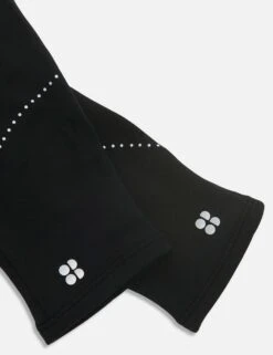 Sweaty Betty Swiftie Pace Gloves - Black - Insulating Running Gloves -The Sports Edit Store sweaty betty swiftie pace gloves black sb10373 2