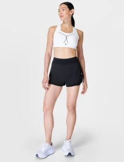 Sweaty Betty Tempo Run Shorts - Black -The Sports Edit Store sweaty betty tempo run shorts black sb8828 4