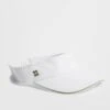 Sweaty Betty The Volley Visor - White/Courtside Green 1 Sweaty Betty The Volley Visor - White/Courtside Green -The Sports Edit Store sweaty betty the volley visor white courtsidegreen sb10225 1