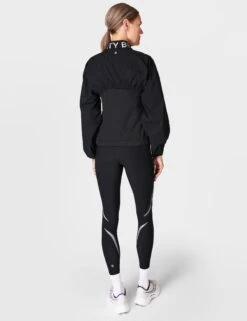 Sweaty Betty Therma Boost Kinetic Run Jacket - Black 8 Sweaty Betty Therma Boost Kinetic Run Jacket - Black -The Sports Edit Store sweaty betty therma boost kinetic run jacket black sb9357 2