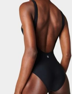 Sweaty Betty Tidal Xtra Life Swimsuit - Black A 10 Sweaty Betty Tidal Xtra Life Swimsuit - Black A -The Sports Edit Store sweaty betty tidal xtra life swimsuit black a sb8159 2