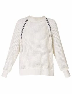 Sweaty Betty Tides High Whipstitch Jumper - Lily White 13 Sweaty Betty Tides High Whipstitch Jumper - Lily White -The Sports Edit Store sweaty betty tides high whipstitch jumper lily white sb10212 7